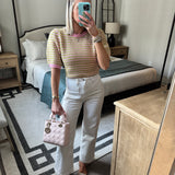 The Gracie Short Sleeve Knit Top
